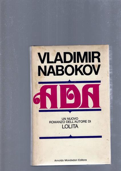 Ada - Vladimir Nabokov - copertina