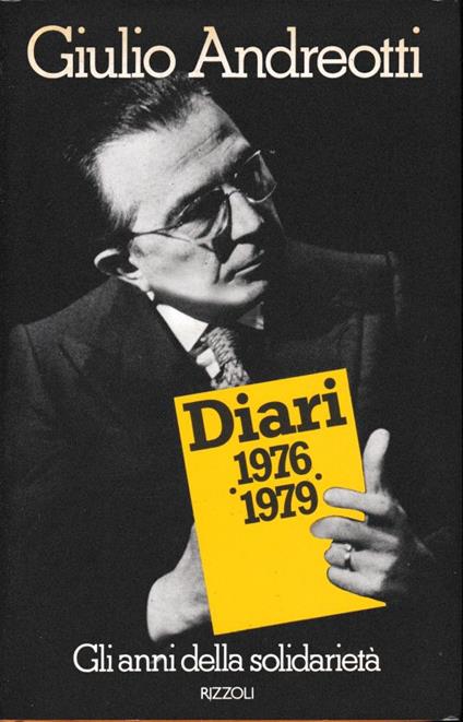Diari 1976-1979. Gli anni della solidarietà - Giulio Andreotti - copertina