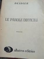 Le parole difficili