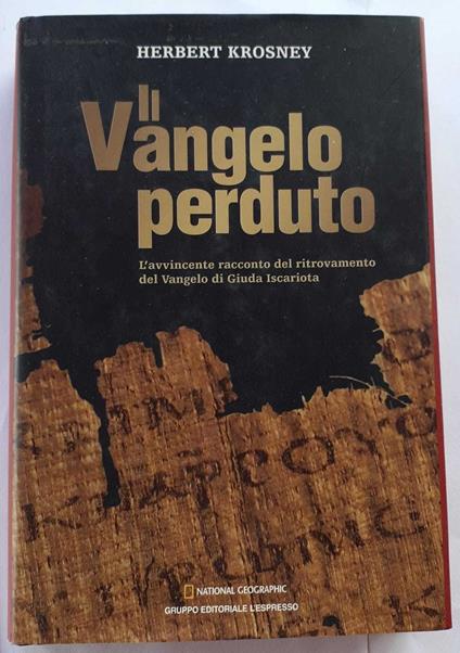 Il Vangelo perduto - Herbert Krosney - copertina