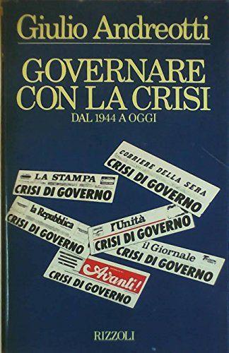 Governare con la crisi - Giulio Andreotti - copertina