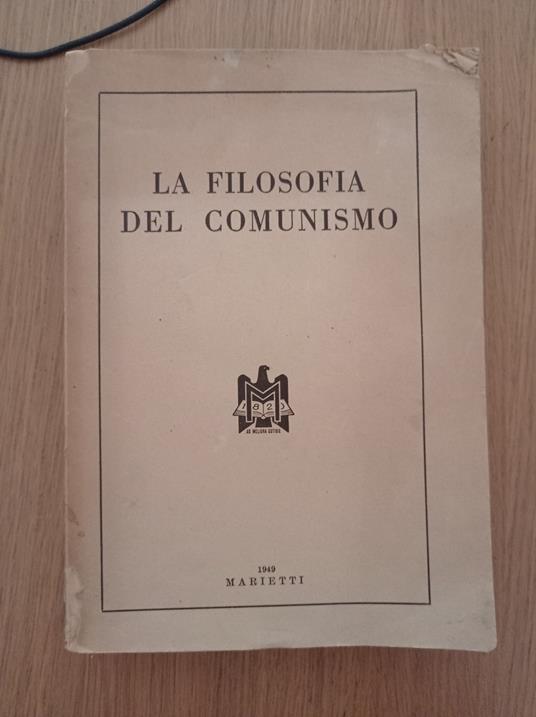 La filosofia del comunismo - copertina