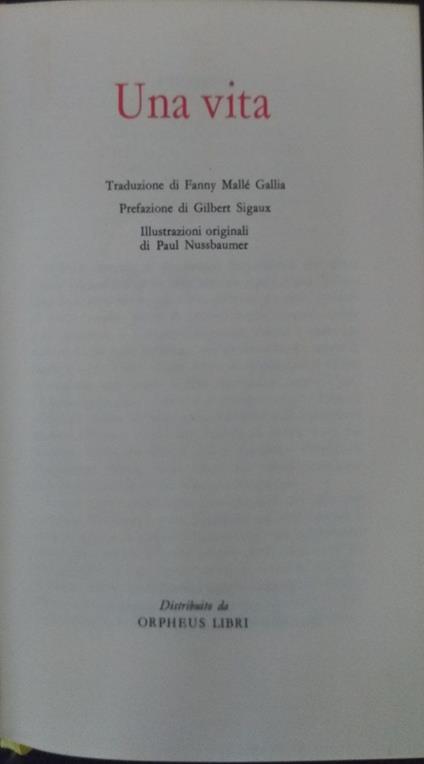 Una vita - Guy de Maupassant - copertina