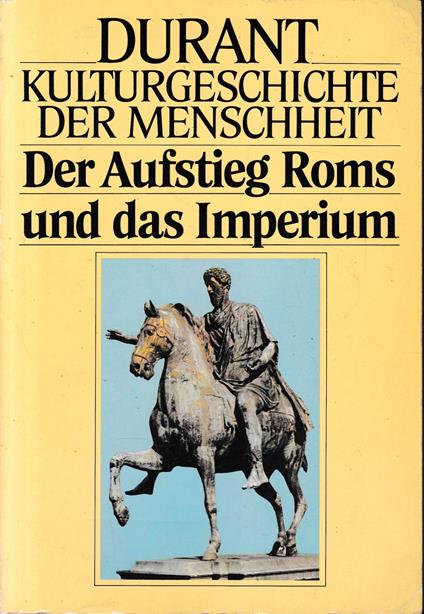 Der Aufstieg Roms und das Imperium - Will Durant - copertina
