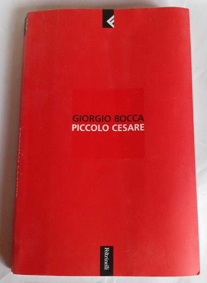 Piccolo Cesare - Giorgio Bocca - copertina