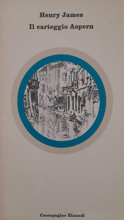 Il carteggio Aspern - Henry James - copertina