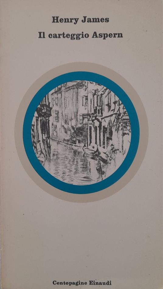 Il carteggio Aspern - Henry James - copertina