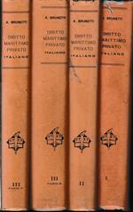 Diritto Marittimo Privato, 4 volumi