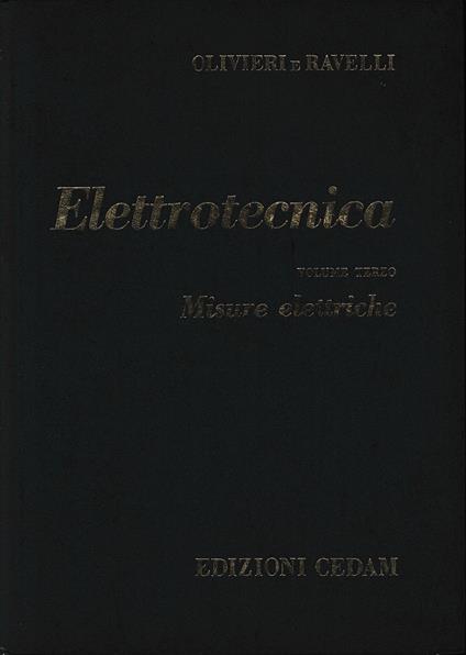 Elettrotecnica, vol. 3° - copertina
