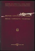 Metodi ufficiali di analisi delle conserve vegetali