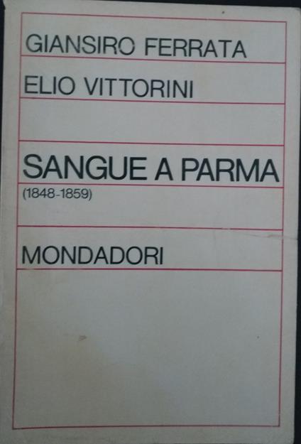 Sangue a Parma (1848 - 1859) - copertina