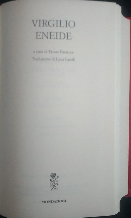 Eneide - Virgilio - copertina