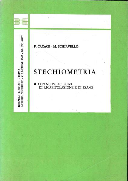 Stechiometria - copertina
