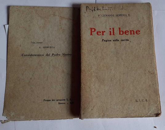 L' Unione per il bene. Pagine sulla carita' - Giovanni B. Semeria - copertina