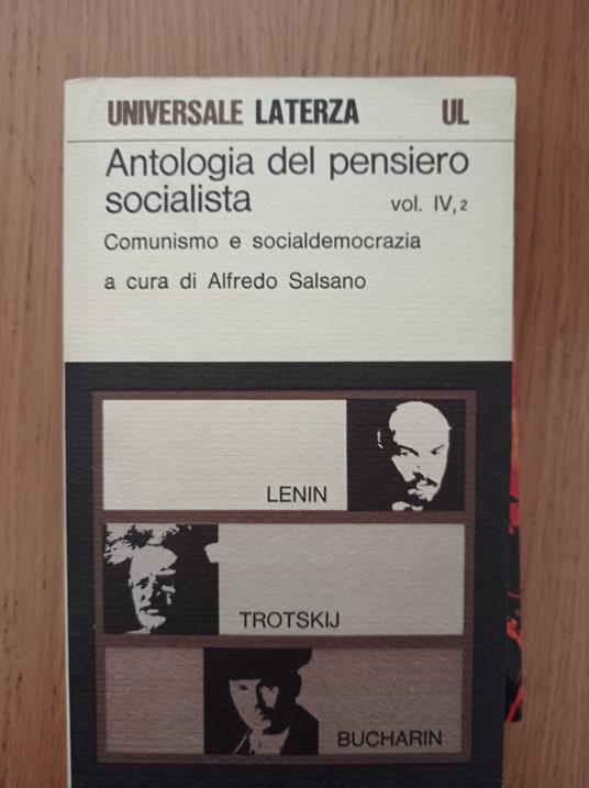 Antologia del pensiero socialista Vol. 4 (due volumi) - Alfredo Salsano - copertina