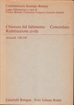 Chiusura del fallimento. Concordato. riabilitazione civile. Artt. 118-145