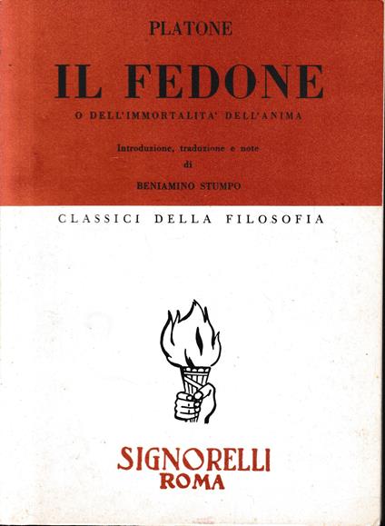 Il Fedone o dell'immortalità dell'anima - Platone - copertina