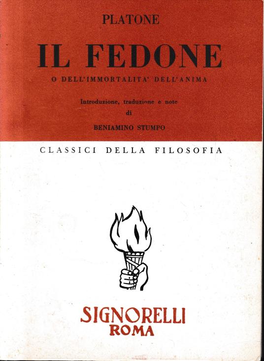 Il Fedone o dell'immortalità dell'anima - Platone - copertina