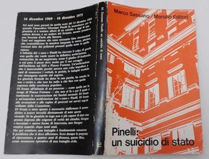 Pinelli: un suicidio di stato - Marco Sassano - copertina