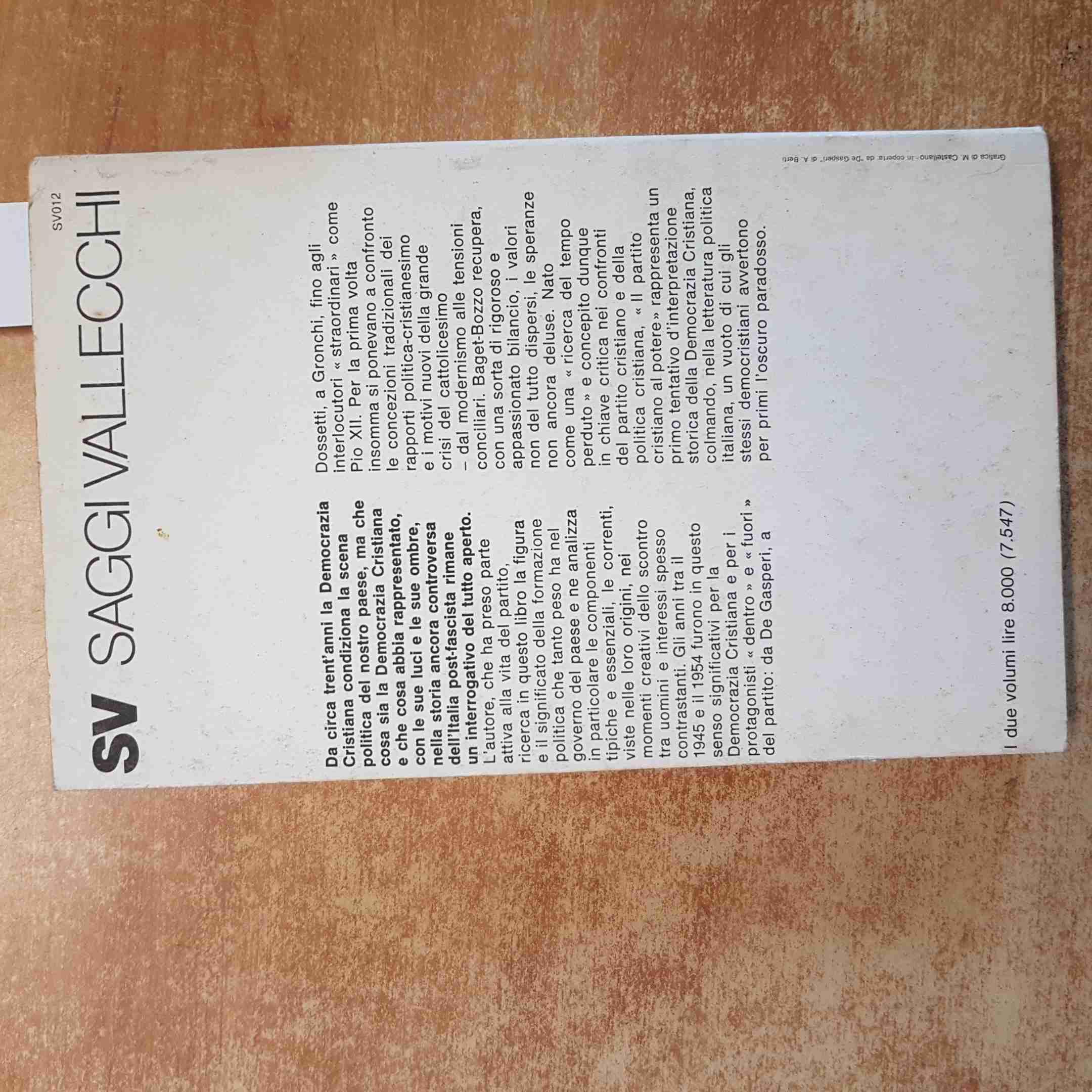 Il partito cristiano al potere