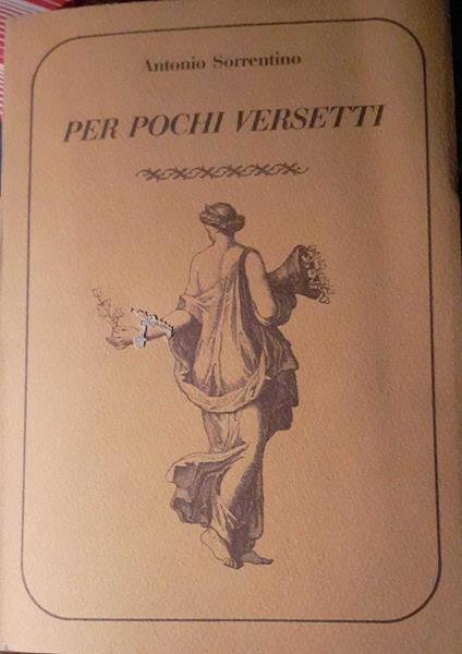 Per pochi versetti - Antonio Sorrentino - copertina