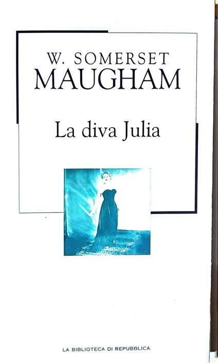 La diva Julia - W. Somerset Maugham - copertina