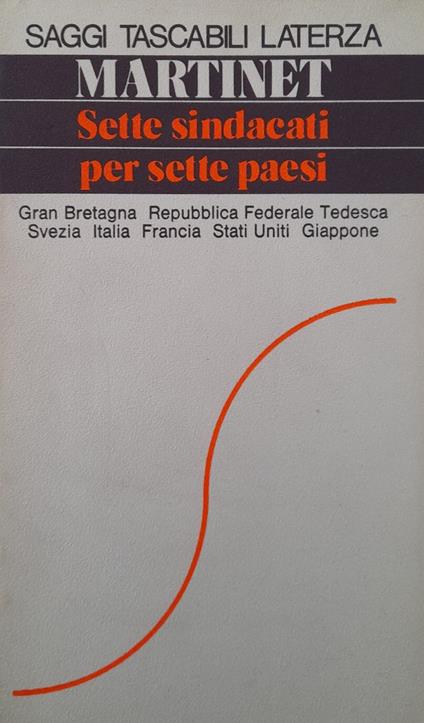 Sette sindacati per sette paesi - Gilles Martinet - copertina