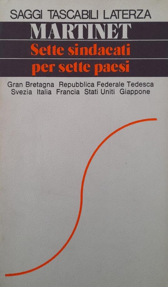 Sette sindacati per sette paesi - Gilles Martinet - copertina