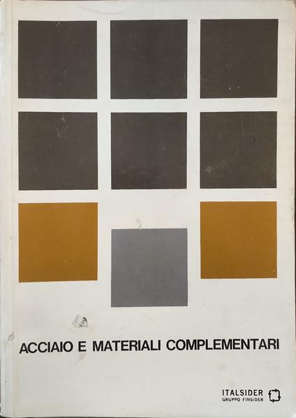 Acciaio e materiali complementari - copertina