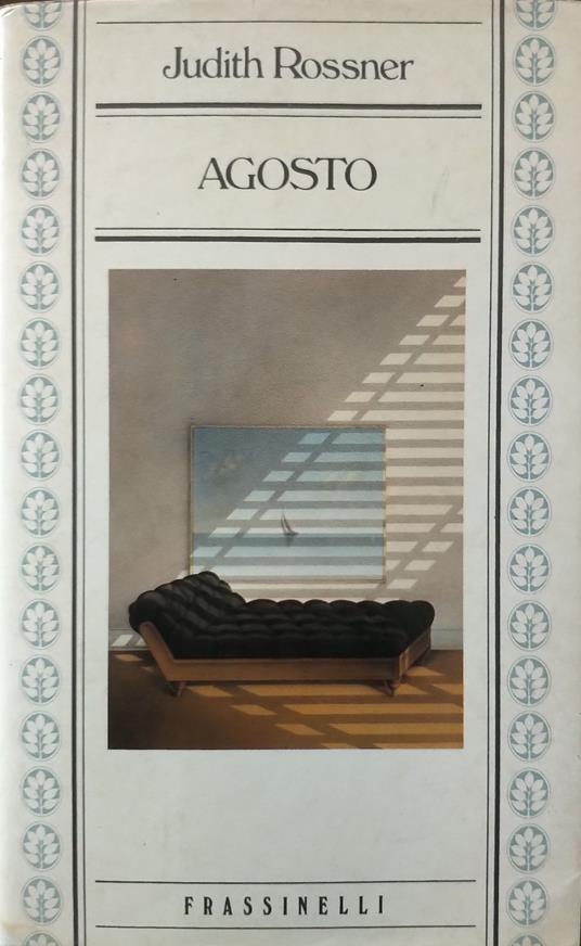 Agosto - Judith Rossner - copertina