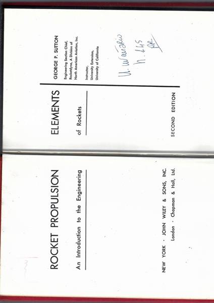 Rocket Propusion Elements - copertina