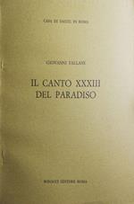 Il canto XXXIII del Paradiso