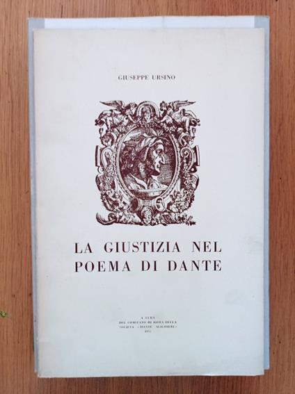 La giustizia nel poema di Dante - Giuseppe Guarino - copertina