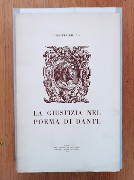 La giustizia nel poema di Dante - Giuseppe Guarino - copertina