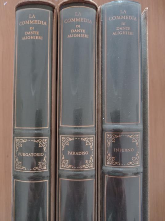 La Commedia: Inferno - Purgatorio - Paradiso (3 volumi) - Dante Alighieri - copertina