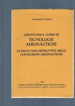 Appunti Per Il Corso Di Tecnologie Aeronautiche