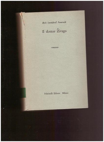Il Dottor Zivago - Boris Pasternak - copertina