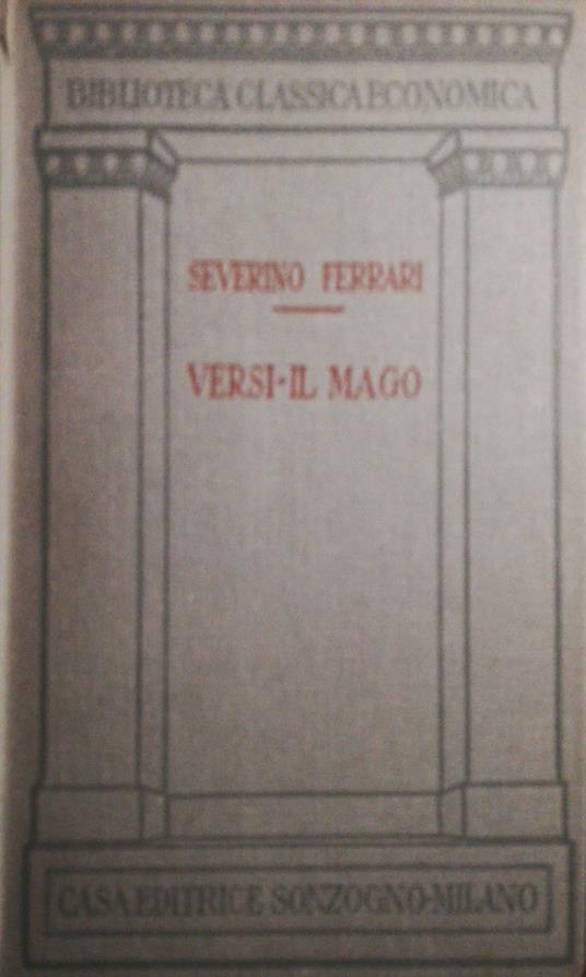 Versi il Mago - Severino Ferrari - copertina