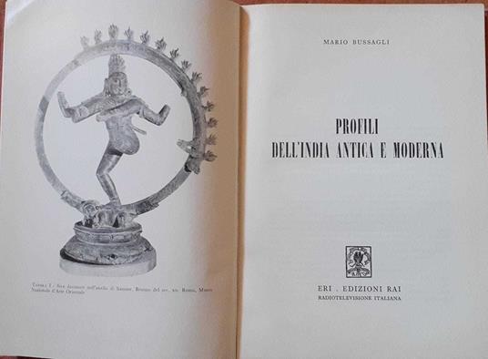 Profili dell'India antica e moderna - Mario Bussagli - copertina