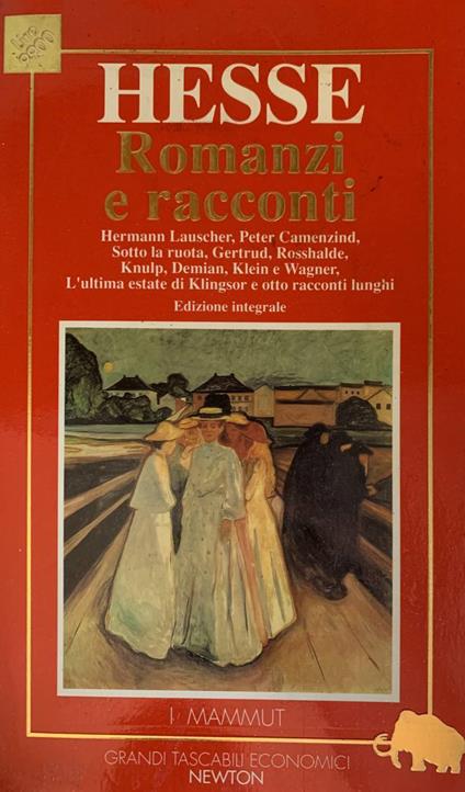 Romanzi e racconti - Hermann Hesse - copertina