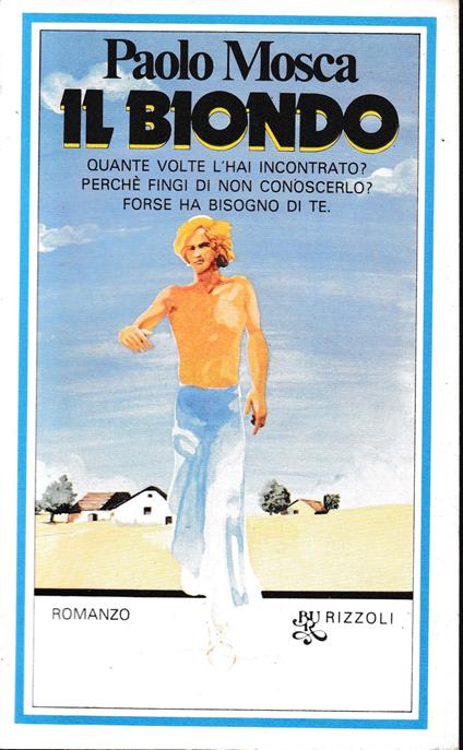 Il biondo - Paolo Mosca - copertina