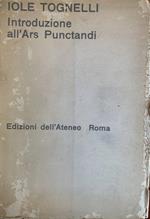 Introduzione all'Ars Punctandi