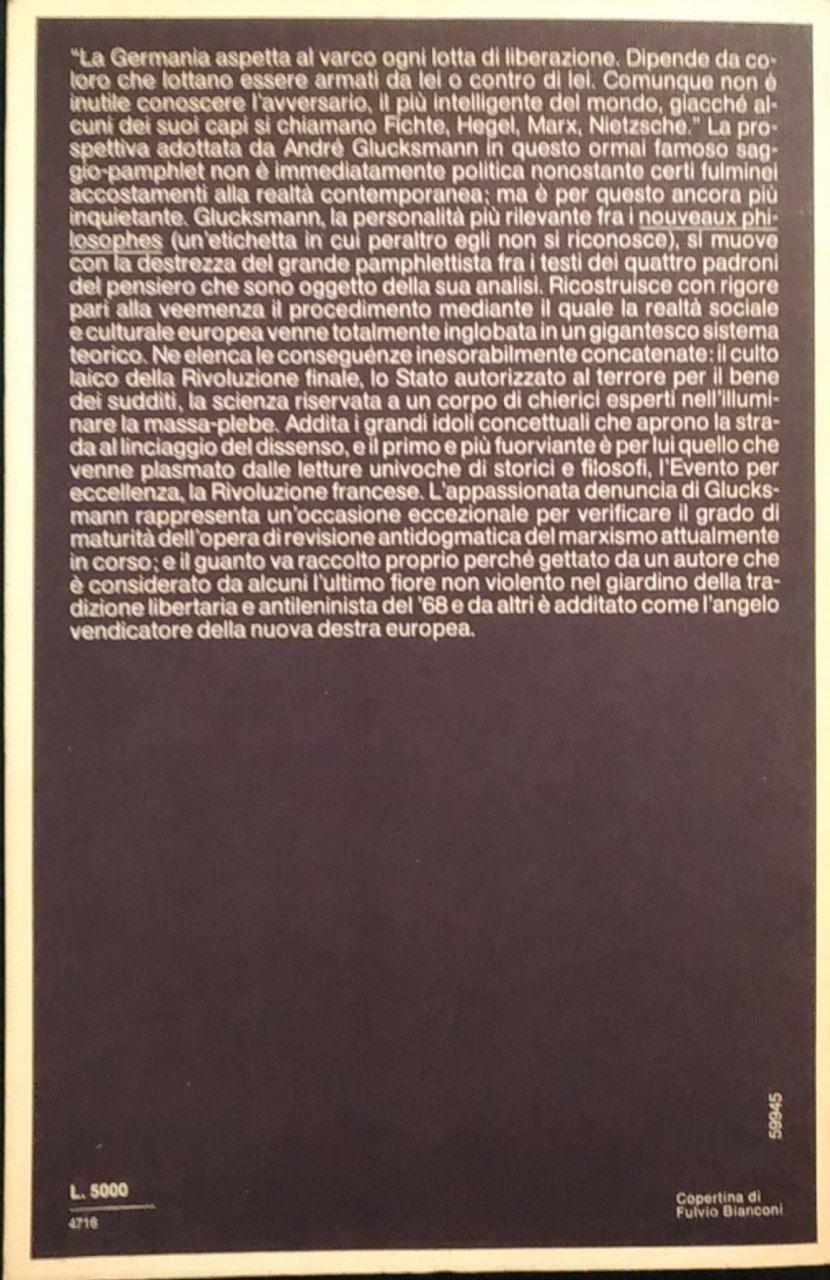 I padroni del pensiero