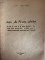 Intorno alla Riforma scolastica
