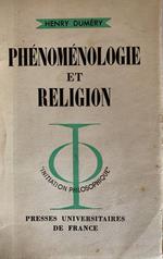 Phénoménologie et religion