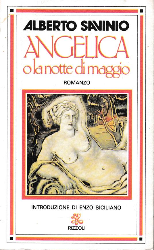 Angelica o la notte di maggio - Alberto Savinio - copertina
