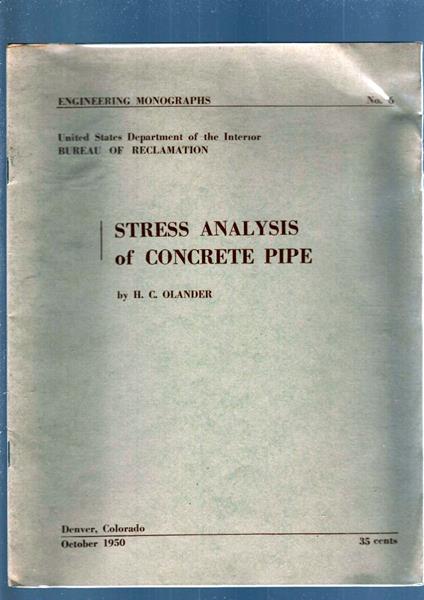 Stress Analysis Of Concrete Pipe - copertina