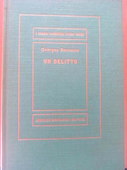 Un delitto - Georges Bernanos - copertina