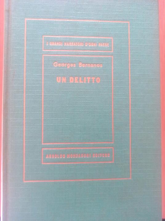 Un delitto - Georges Bernanos - copertina