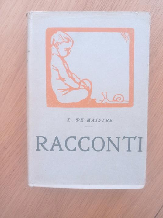 Racconti - De Maistre - copertina